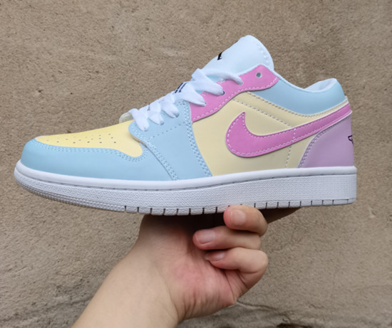 Youth Running Weapon Air Jordan 1 Low 'Color Change' Shoes 084